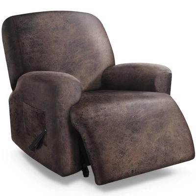 molasofa Leather Like Oversized Recliner Chair Covers, Extra Large Big Man 4 ...