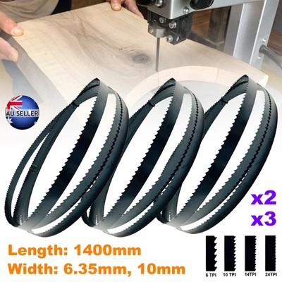 2/3 1400mm Band Saw Blade Fit OZITO BSW-2581 BSW-2580 Bandsaw 4/6/10TPI Cut Wood - image 1 of 4