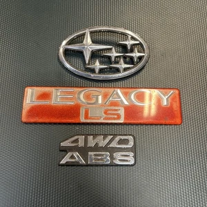 1989-92 Subaru Legacy Wagon Trunk Hatch Emblem Badge Logo Nameplate - Picture 1 of 10