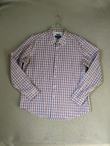 Egara Mens Shirt XL Multicolor Plaid Long Sleeve Non Iron Slim Fit Button Up - Picture 1 of 8