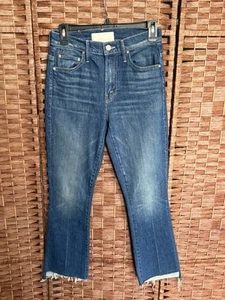 Mother Denim The Insider Crop Step Fray en mala reputación talla 25 - Imagen 1 de 10