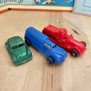 3 Vintage Plastic Cars, Lido and Other, Longer 3"l - Picture 1 of 12