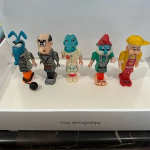 Juego de 5 estatuillas de personajes de dibujos animados PEZ vintage - Imagen 1 de 5