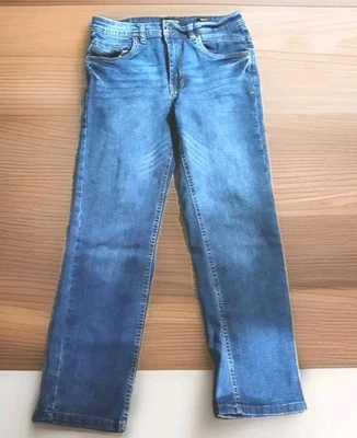 Pantalones de mezclilla Kenneth Cole para mujer lavados calce ajustado desgastados azul talla 14 Foto 1 de 4