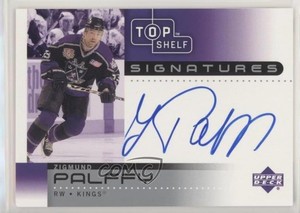 2002-03 Upper Deck Top Shelf Signatures Ziggy Palffy Zigmund Palffy #ZP Auto