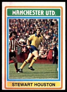 Topps Football Blue/Grey 1976 (B1) Stewart Houston Manchester United No. 109