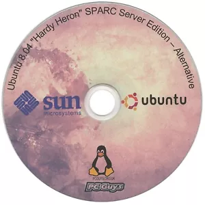 Ubuntu 8.04 Hardy Heron SPARC Server Alternative CD Sun Ultra Enterprise Blade - Picture 1 of 1