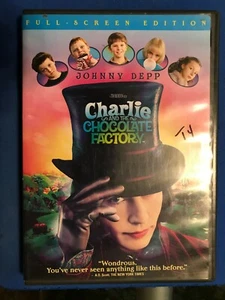 DVD "Charlie and the Chocolate Factory" 2005 Full Screen Rated PG PreOwned (B22) - Picture 1 of 3