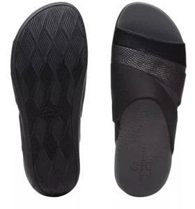 Clark’s Womens sandals Brio Surf NOIR 26150841 Size 6 Medium - Picture 1 of 6