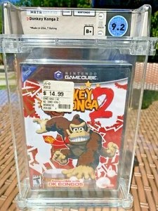 2005 Gamecube Donkey Konga 2 Graded WATA 9.2 Sealed B+ First Party Y-Seam - Bild 1 von 5