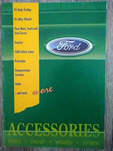 FORD Fiesta Escort Mondeo Scorpio RS Styling Comfort Accessories Brochure 1990s - Picture 1 of 3