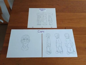 ORIGINAL ART The Boondocks Huey Freeman pencil line sketch RARE from TV Show - Picture 1 of 8