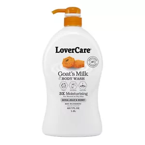 LoverCare Goat's Milk Body Wash 40.7 fl oz (1200ml) - Picture 1 of 33