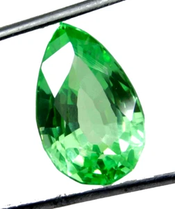 Pietra Preziosa Sciolta Smeraldo Verde Colombiano Taglio Pera Muzo Naturale 13,15 Ct - Foto 1 di 10