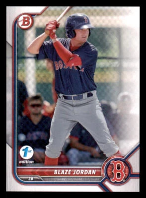 2022 Bowman 1st Edition #BPPF58 Blaze Jordan - Image 1 of 2
