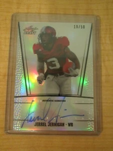 2011 Leaf Draft Jerrel Jernigan Prismatic Silver Auto RC 19/50 Troy/Giants +Chec - Picture 1 of 3