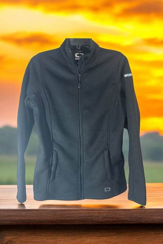 VETEMENTS Giacca nera OGIO Golf full zip tasche pesante taglia small donna