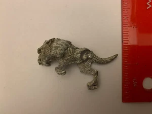 Mordheim / WHF - Metal Dire Wolf Pack Leader, pierna faltante - pestaña recortada - fuera de existencia - Imagen 1 de 2