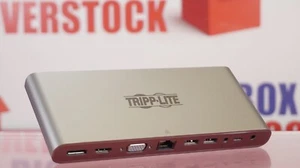 Station d'accueil universelle bidirectionnelle pour ordinateur portable Tripp Lite MTB3-DOCK-02 - Neuf boîte ouverte - Photo 1/7
