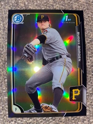 2015 Bowman Chrome Prospects Black Asia Refractors #BCP63 Buddy Borden - Image 1 of 2