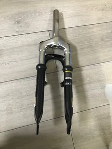 ZOOM STEEL BIKE SUSPENSION BLACK FORKS 327 - Picture 1 of 4