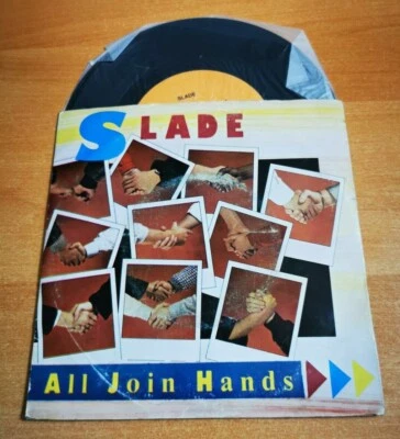 SLADE All join hands 7" PORTUGAL SINGLE VINYL ULTRA RARE 1982 PORTUGUESE 7" RARE - Image 1 of 2