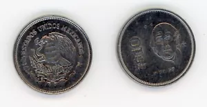 Mexiko 10 Pesos 1987 KM 512 UNC Stempelglanz Münze - Bild 1 von 3