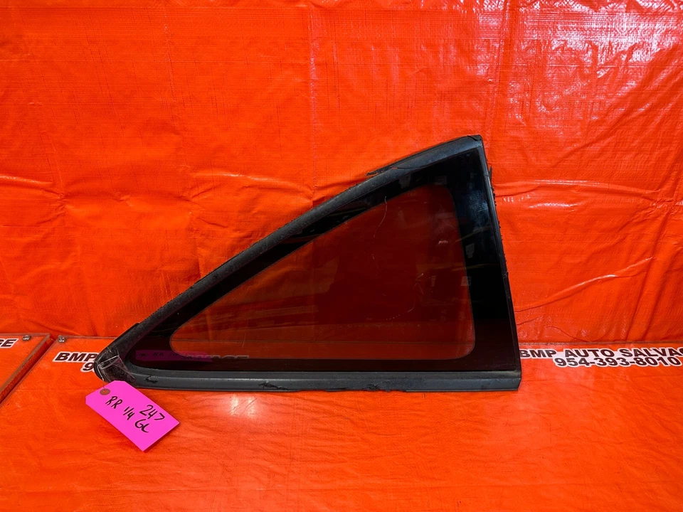 94-01 ACURA INTEGRA 2D - JANELA DE VIDRO TRASEIRA DIREITA DO PASSAGEIRO 1/4 - FABRICANTE DE EQUIPAMENTO ORIGINAL DE FÁBRICA 247 - Imagem 1 de 4