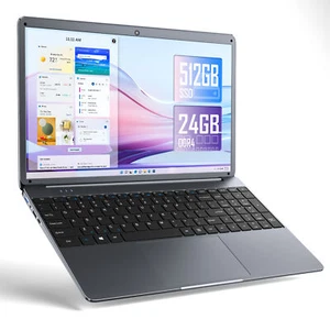 SGIN 14.1 Inch FHD Laptop - Intel Celeron N4500 2.9GHz 12GB Memory - 512GB SSD - Picture 1 of 8