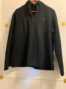 POLO RALPH LAUREN SUÉTER NEGRO ESTADO COSTILLA TALLA M - Imagen 1 de 6