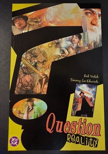 DC Comics QUESTION REALITY Tommy Lee Edwards Promo Art ~ Comic Page PRINT AD - Picture 1 of 1