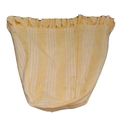 Longaberger Small Spoon Basket Fabric Liner in Buttercup Stripe 2114814 Cover