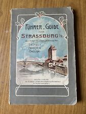 Buch Fuhrer Guide Durch Strassburg Mit Landkarte L1