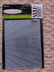 Darice embossing folder sunrays - Picture 1 of 2