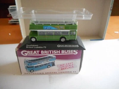 Atlas Great British Buses 4655 102 Bristol Lodekka FS Southdown  1:76 + box  - Image 1 of 4