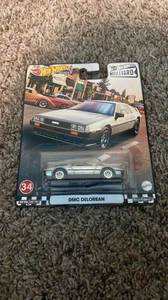 Hot Wheels Premium Boulevard Real Riders DMC Delorean Car #34 1:64 Diecast - Bild 1 von 3