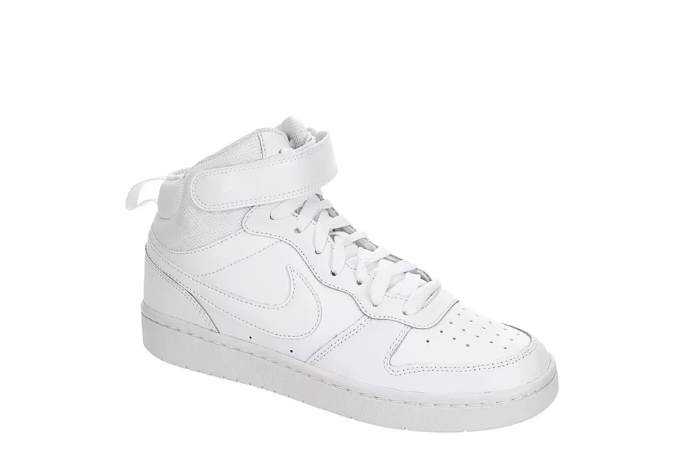 NIKE KIDS BOY OR GIRLS BIG KID COURT BOROUGH 2 MID SNEAKER - Image 1 of 1