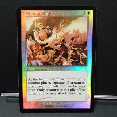 MTG Fight or Flight White R Foil Enchant usado - Imagen 1 de 4