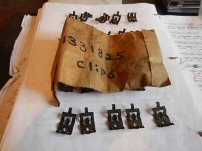 (5) NOS STUDEBAKER HEATER CABLE CONTROL Clips 59-66 HAWK AVANTI LARK TRUCK - Image 1 of 4