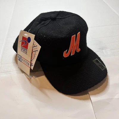 Novo com etiquetas anos 90 vintage New York Mets MLB mercadoria genuína Snapback tamanho 7 5/8 ajustado - Imagem 1 de 4