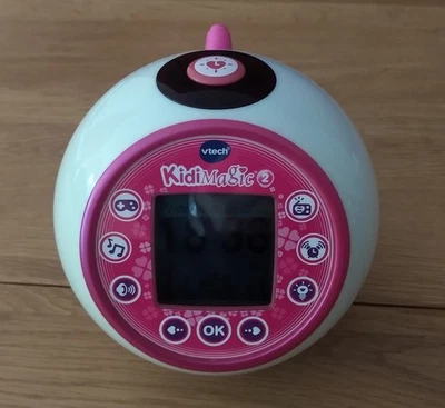 Vtech KidiMagic 2, interaktives Lernspielzeug, Licht, Wecker, weiß-rosa - Bild 1 von 4