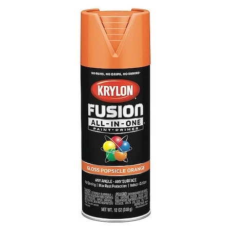 Krylon K02718007 Rust Preventative Spray Paint, Popsicle Orange, Gloss, - Image 1 of 1