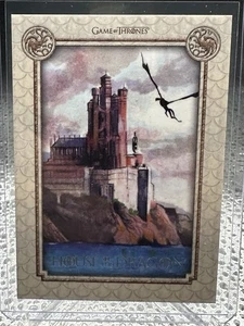 Casa del Dragón Temporada 1 2024 Rendición Artista AR5 Red Keep por Jason Davies - Imagen 1 de 2