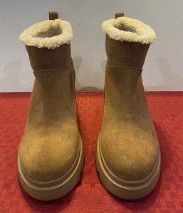 Steve Madden Hatcher Damen-Stiefelette Leder kastaniefarben Wildleder Größe 8,5 - Bild 1 von 9