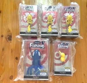 NUOVO Pokemon Esca da Pesca PIKACHU & KYOGRE & PSYDUCK (KODUCK) DUO 5 Set GIAPPONE - Foto 1 di 6