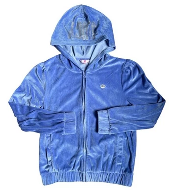 Sudadera con capucha Juicy By Juicy Couture para niña XL/16 terciopelo lila púrpura Foto 1 de 4