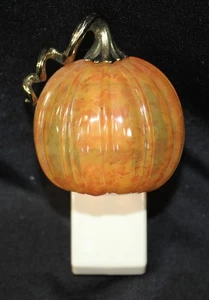 BATH & BODY WORKS CALABAZA FLOR DE PARED AROMA PLUG con vástago dorado rizado, ¡EXCELENTE ESTADO! - Imagen 1 de 12