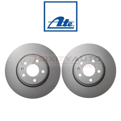 2 pc ATE Front Disc Brake Rotor for 2013 Audi A6 Quattro - Braking Tire lu - Изображение 1 из 4