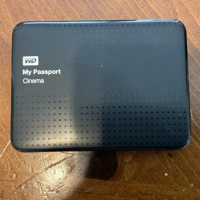 Western Digital My Passport Cinema 1TB External Hard Drive WDBZKS0010BBK - Image 1 of 4