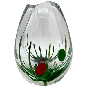 Rare Kosta Boda Glass Vase by Vicke Lindstrand, Unica, Summer, 6.75” - Picture 1 of 20
